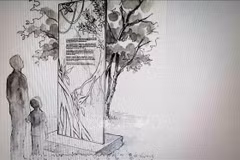 该项目让人联想到红树林——象征在恶劣自然环境中顽强生命力的形象，同时也令人想起被橙剂严重污染和破坏的土地。图自越通社