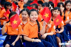 越南近2600万名学生迎来新学年。图自越通社