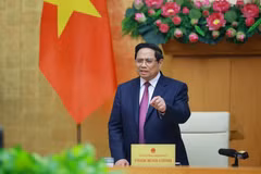 范明政在会议上强调，任何地方发生违规情况，该地党委书记、人民委员会主席必须承担责任，并按规定接受党纪处理。图自越通社