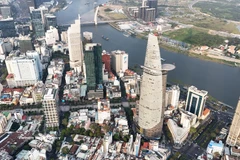 位于胡志明市中心的Bitexco金融大厦。图自越通社