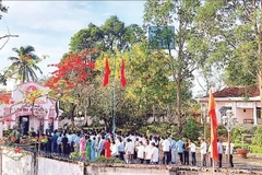 在金瓯省太平县智百（Trí Phải）乡的胡志明主席纪念堂。 图自nhandan.vn
