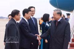 苏林总书记抵达美国出席加沙和平委员会开幕会议