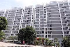 兴安省美豪坊的一个保障性住房项目。图自越通社