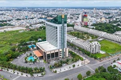 芹苴市的一角。图自越通社