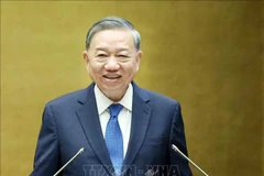 越共中央总书记苏林出席会议并发表指导性讲话。图自越通社