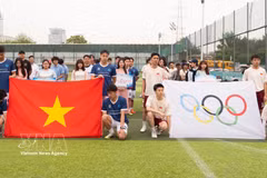 2026年体育节吸引了来自北京、天津各高校的众多留学生参与。图自越通社