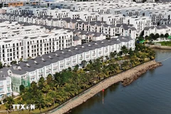 位于胡志明市隆平坊的联排别墅项目。图自越通社