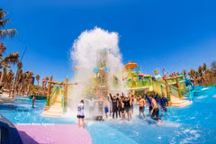头顿Sun World综合体内的Aqua Adventure水上乐园。图自越通社