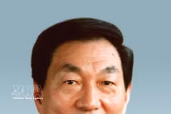 中国国务院原总理朱镕基。图：新华社/越通社发
