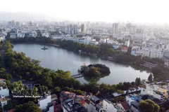 河内还剑湖。图自越通社