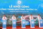 庆和省人民委员会在甘林乡举行长沙博物馆开工典礼。图自越通社