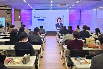 研讨会现场。图自越通社