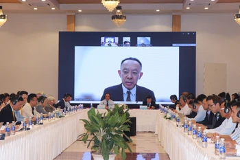 会议现场。图自越通社