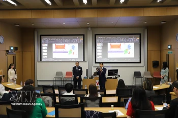 2026年2月，由越南驻英国及爱尔兰知分子协会（VIS）在英国剑桥举办的人工智能（AI）研讨会。图自越通社