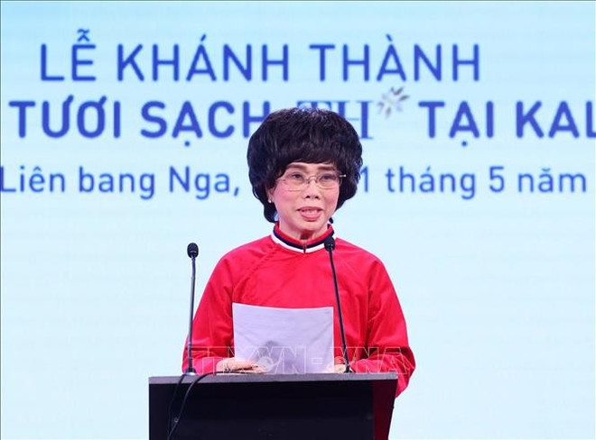 TH集团创始人蔡香在仪式上发表讲话。图自越通社 th2-12525.jpg