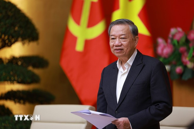 越共中央总书记苏林。图自越通社 1703-tong-bi-thu-tieu-ban-kinh-te-xa-hoi-dai-hoi-dang-6.jpg