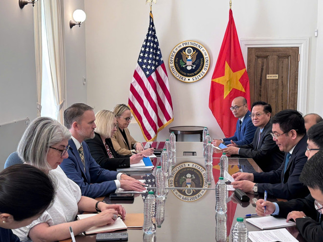 越南与美国关于对等贸易协定的第三轮谈判于6月9日至12日在美国华盛顿举行。图自越通社 vna-potal-ket-thuc-vong-dam-phan-lan-thu-3-hiep-dinh-song-phuong-ve-thuong-mai-doi-ung-viet-nam-hoa-ky-8093650.jpg