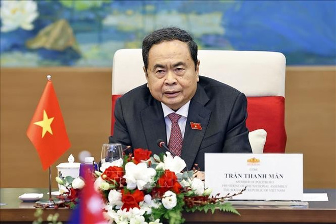 越南国会主席陈青敏。图自越通社 tran-thanh-manok.jpg