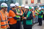 范明政总理调研督导河内城铁项目建设进度