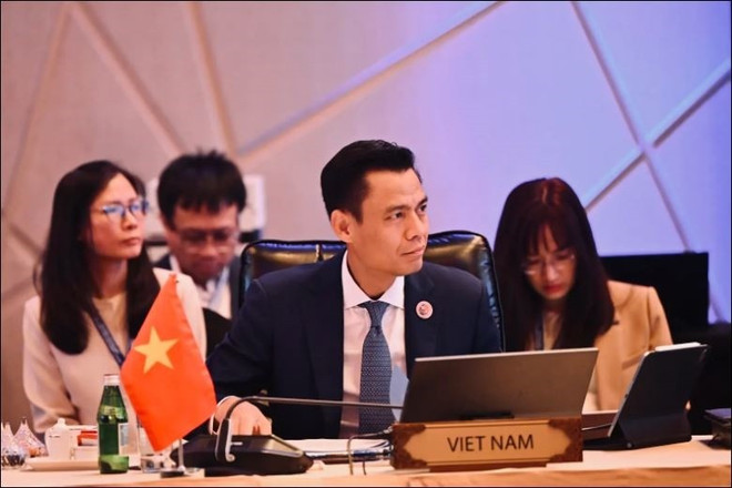 越南外交部副部长、东盟高官会(SOM)越南代表团团长邓黄江。图自越通社 asean1.jpg