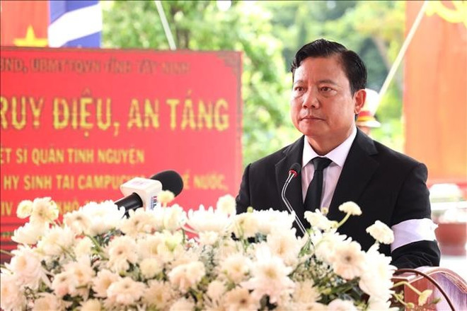 西宁省人民委员会副主席范晋和。图自越通社 vna-potal-tay-ninh-truy-dieu-an-tang-156-hai-cot-liet-si-hy-sinh-tai-campuchia-stand-1.jpg