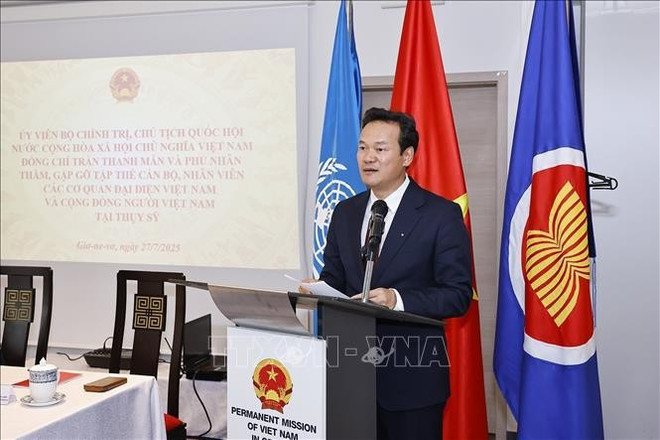 越南常驻联合国日内瓦办事处和瑞士其他国际组织代表团团长梅潘勇大使。图自越通社 mai-phan-dung.jpg