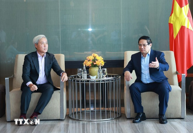 范明政总理会见禅湖(Hồ Tràm)项目有限公司领导。图自越通社 3.jpg