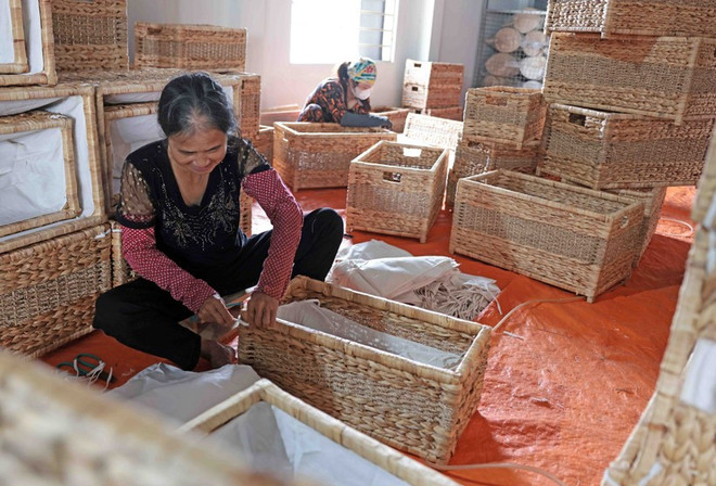 河内市富川县促进手工艺村。图自越通社 lang-nghe-phu-tuc.jpg