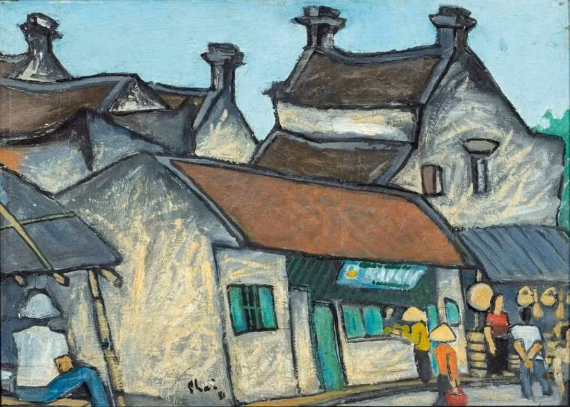 “河内活力和信心”展览会展出画家裴春派的作品。
