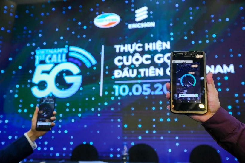 越南军用电子电信公司(Viettel)将成为越南首家公布对用户提供5G商用服务的移动运营商。图自越通社