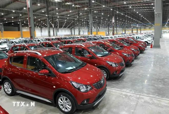 6月份VinFast电动汽车交付量超过1.1万。图自越通社