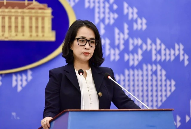 外交部发言人范秋姮。图自越通社