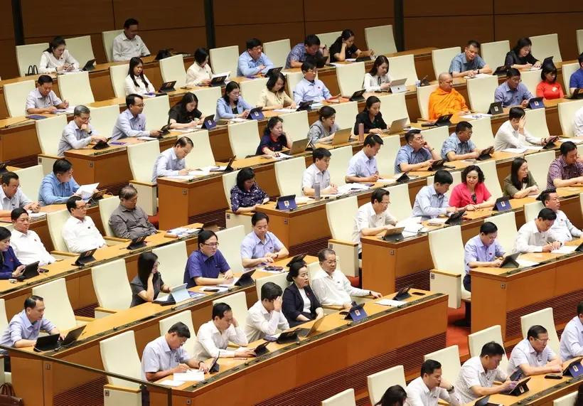越南第十五届国会第七次会议代表。图自越通社