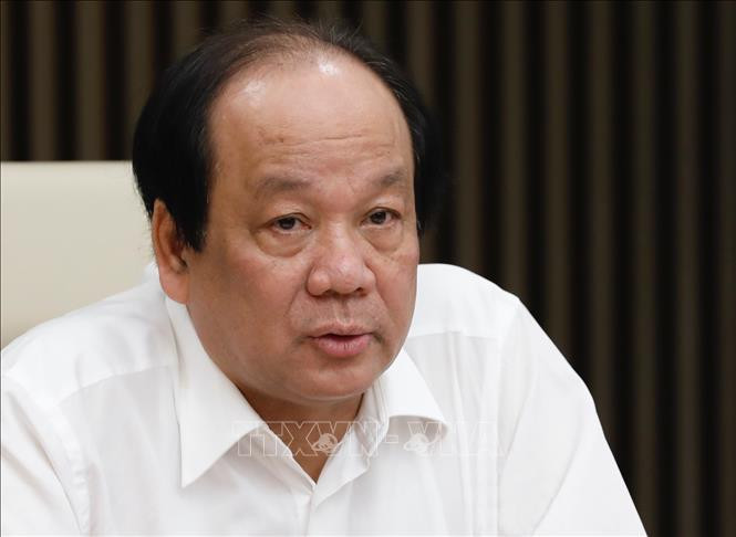 原政府办公厅主任梅进勇。图自越通社