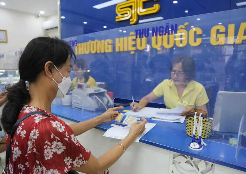 SJC金条价格可能继续下降。图自越通社