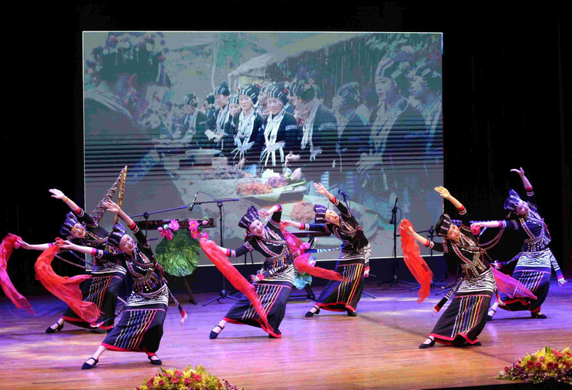 2024年柬埔寨越南文化周的表演节目。图自越通社