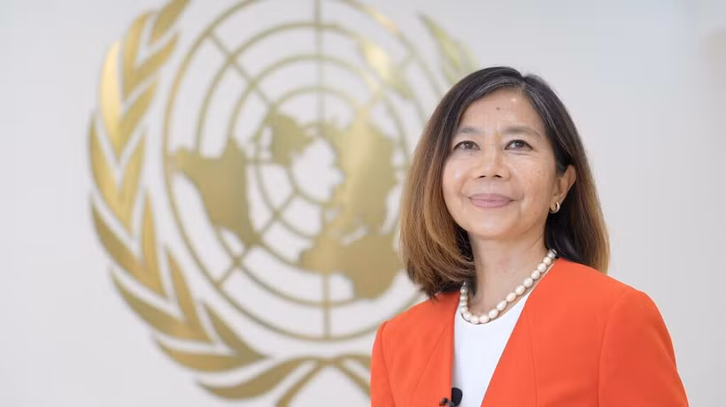 联合国常驻越协调员宝琳·塔梅西斯。图自联合国常驻越代表处