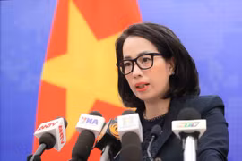 外交部发言人范秋姮。图自越通社