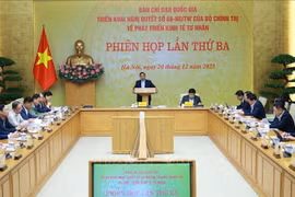范明政总理主持召开国家发展私营经济指导委员会第三次会议。图自越通社