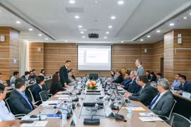 会议现场。图自越通社