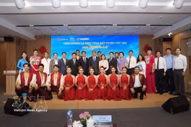 题为“新疆是个好地方”的2026年新疆文化和旅游资源海外推广活动在河内举行。图自越通社