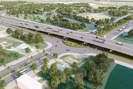 胡志明市-木牌高速公路效果图。图自互联网
