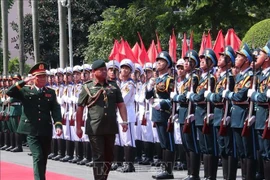 越南人民军总参谋长与文莱皇家武装部队司令举行会谈