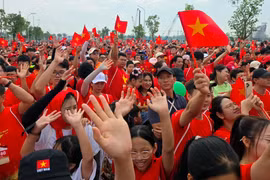 2025年“我的越南”马拉松赛弘扬民族精神。图自VOV