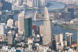 胡志明市的一角。图自越通社