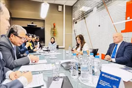 会议现场。图自越通社