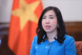 越南外交部副部长黎氏秋姮。图自越通社