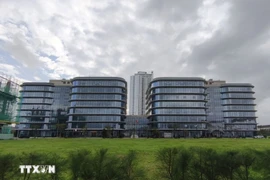 岘港IFC管理机构总部的基础设施和办公用房已完成建设。图自越通社