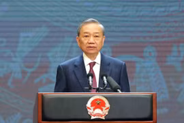 越共中央总书记苏林。图自越通社