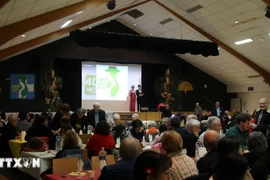 越南医疗发展援助协会举办的一场募款活动。图自越通社